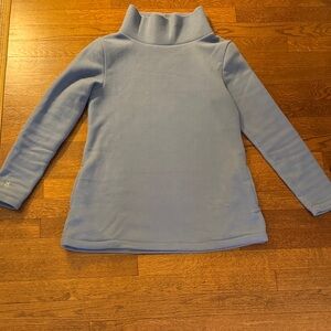 Dudley Stephens Denim blue, Cobble Hill  Vello Fleece Turtleneck